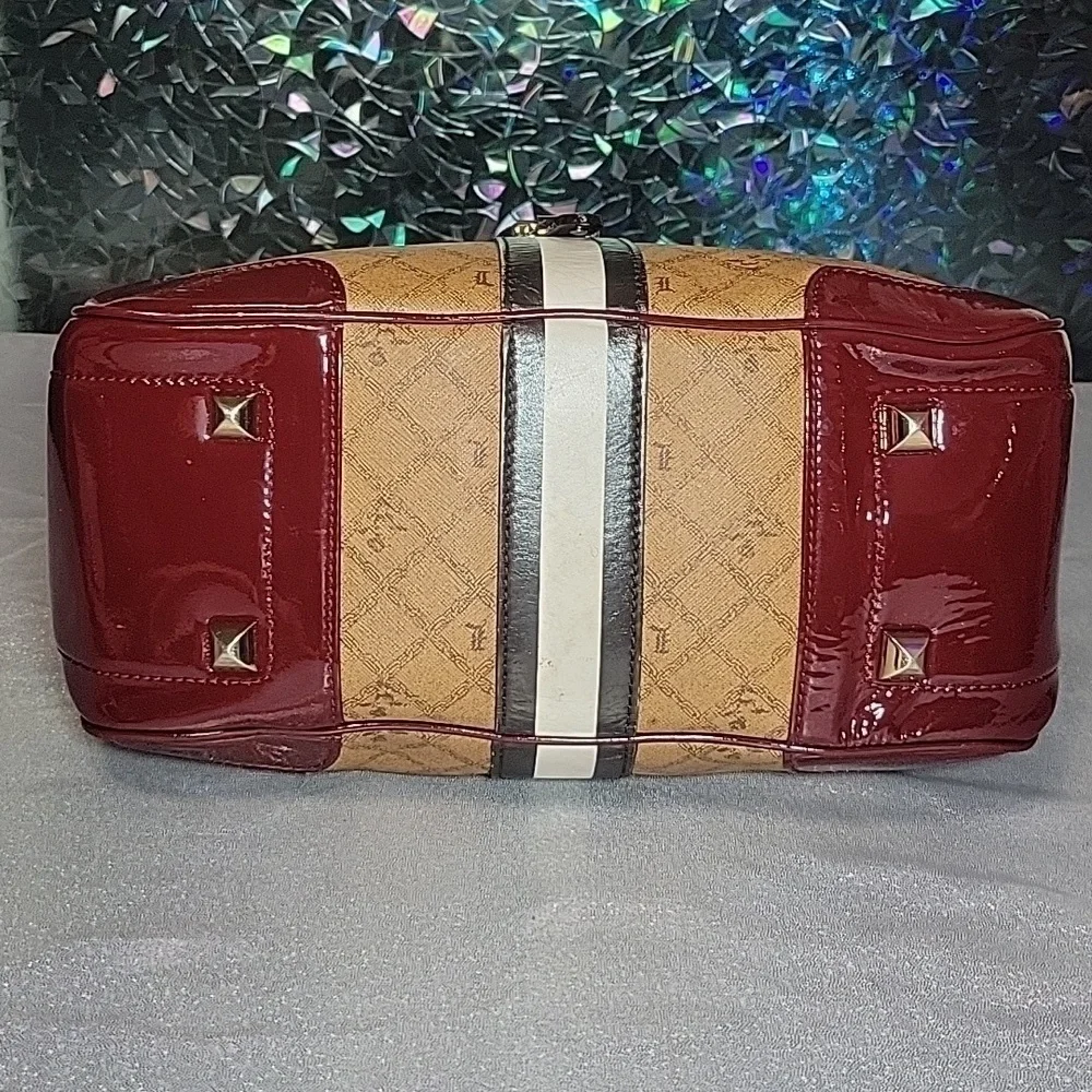 L.A.M.B Gwen Stefani Y2K Vintage 'Commodoor' Hobo Purse Monogram